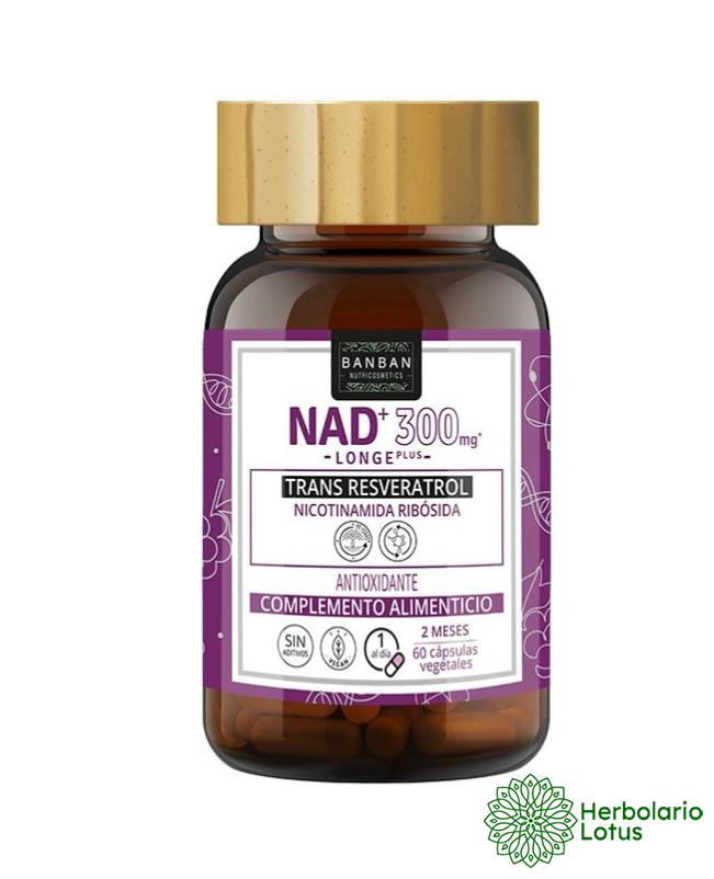 Nutricosmetico NAD+ 300 mg BANBAN 60 capsulas